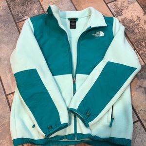 Girls north face jacket. Size 18.